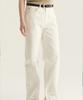 Oteumilkape Straight Denim Pants - White (Japanese Fabric)