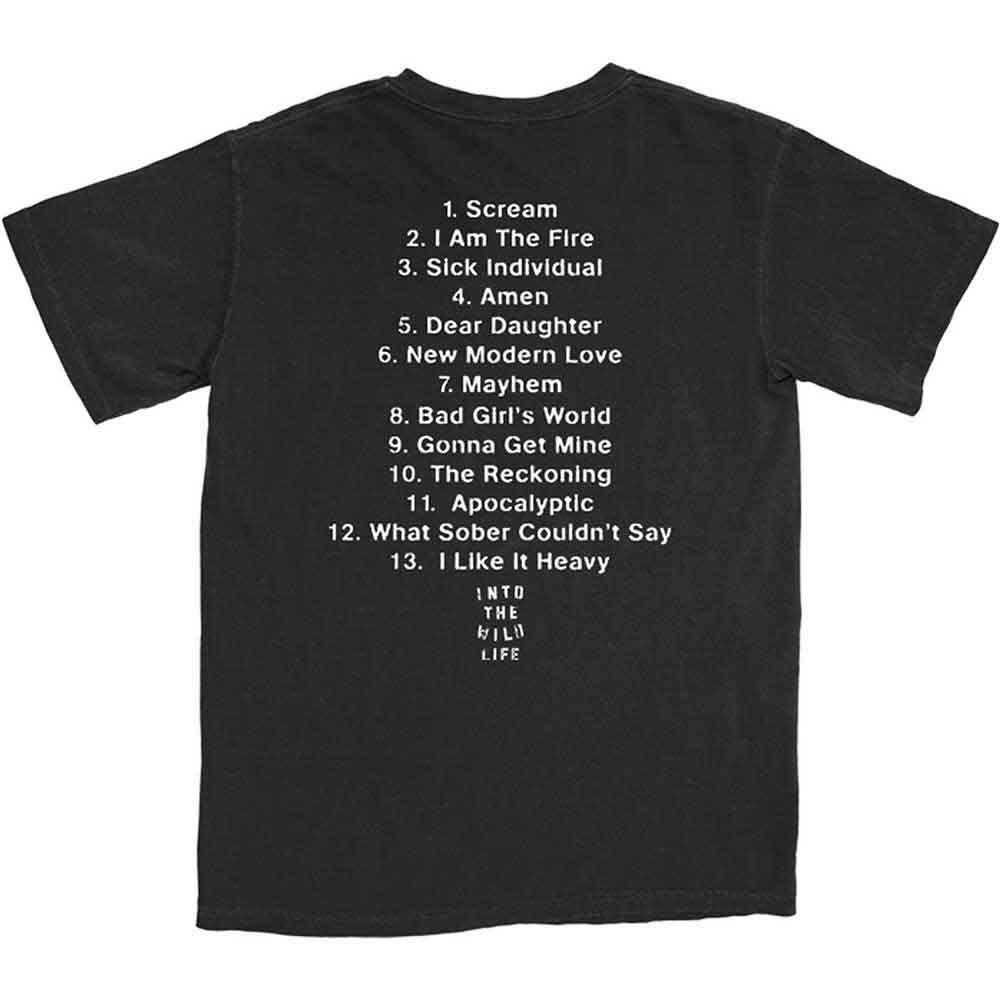 Halestorm T The Wild Cover Band Logo new Official Unisex Black Unisex T-Shirt L