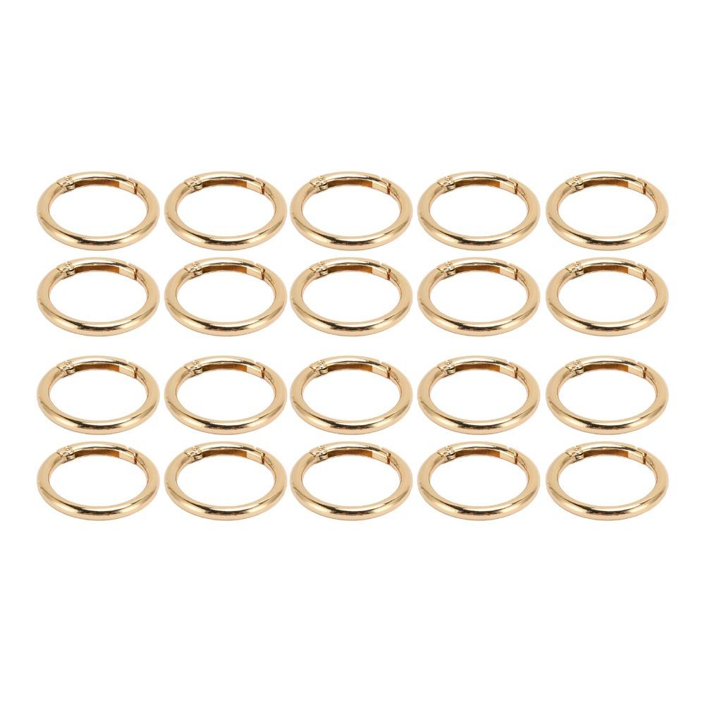 20pcs Gold Spring Buckles Silver Spring Clasps Jewelry Tools Snap Hooks  Shoulder Bag