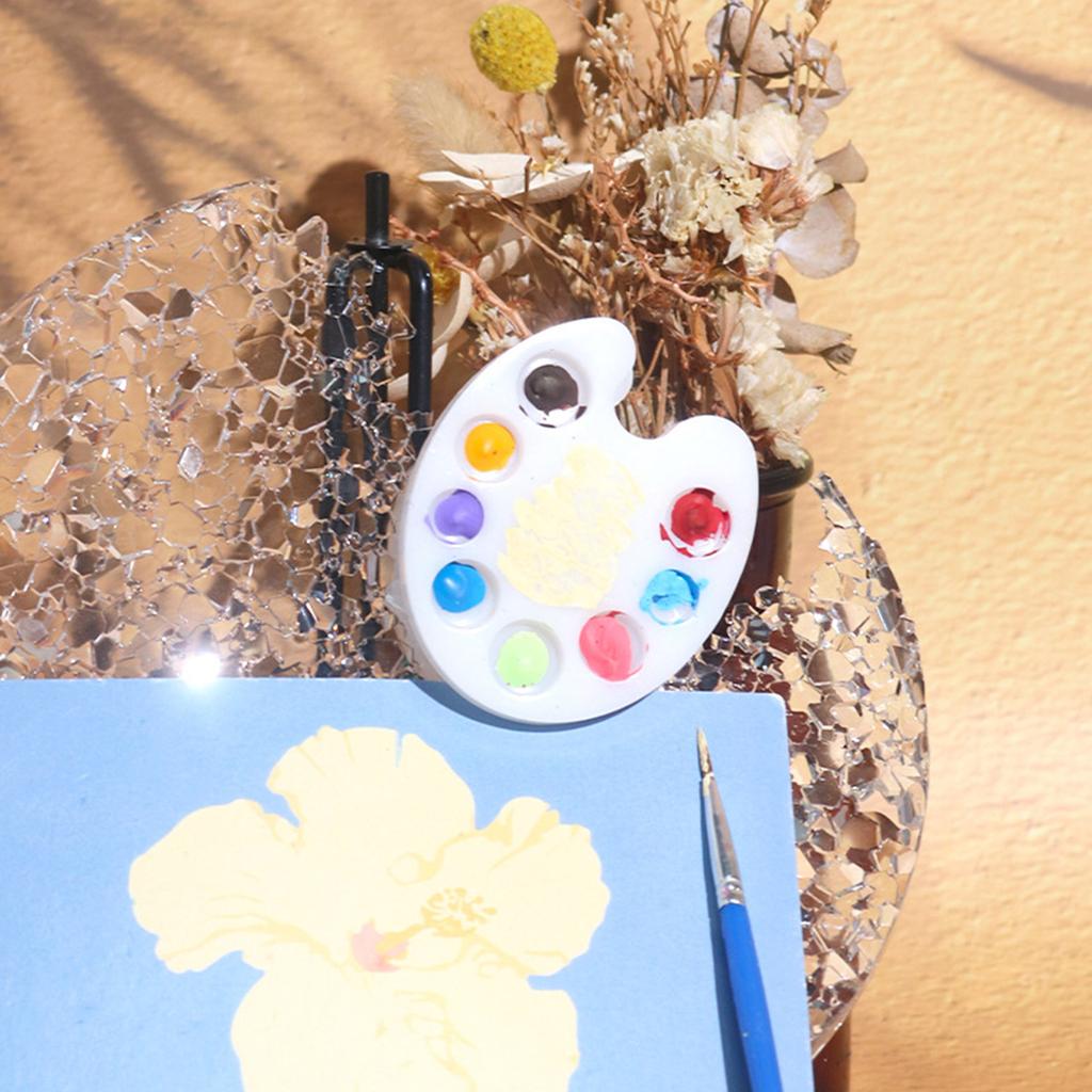 Sketching Board Clip Silicone Molds UV Epoxy Resin Mold Cat-Paw Casting Moulds for DIY Drawing Supplies Jewelry Making