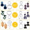 Clay Tools Set Polymer Clay Earring Making Kit Stainless Steel Cutter Mold Handmade Pottery Ceramic Craft Jewelry Diy Supplies