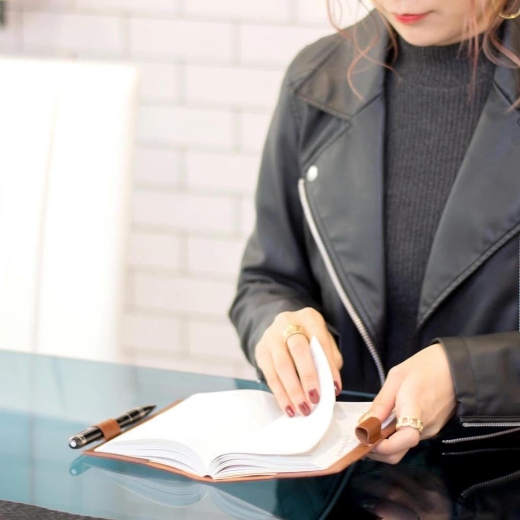 Dom Teporna A6 Size Planner Genuine Italian Book Cover for Men and with Pen Navy Cover, Paperback, Leather, Women, Holder,