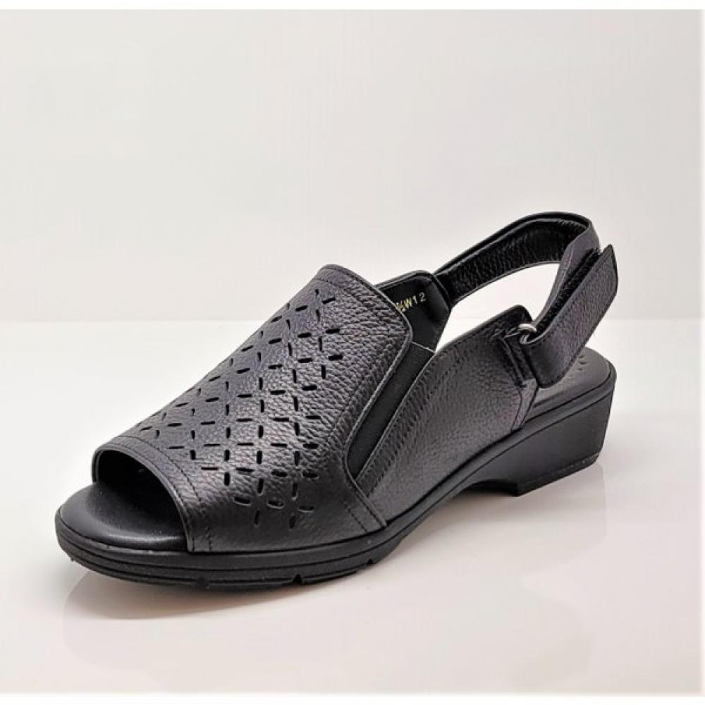 Vainer Women Sandal Comfort Black 338b