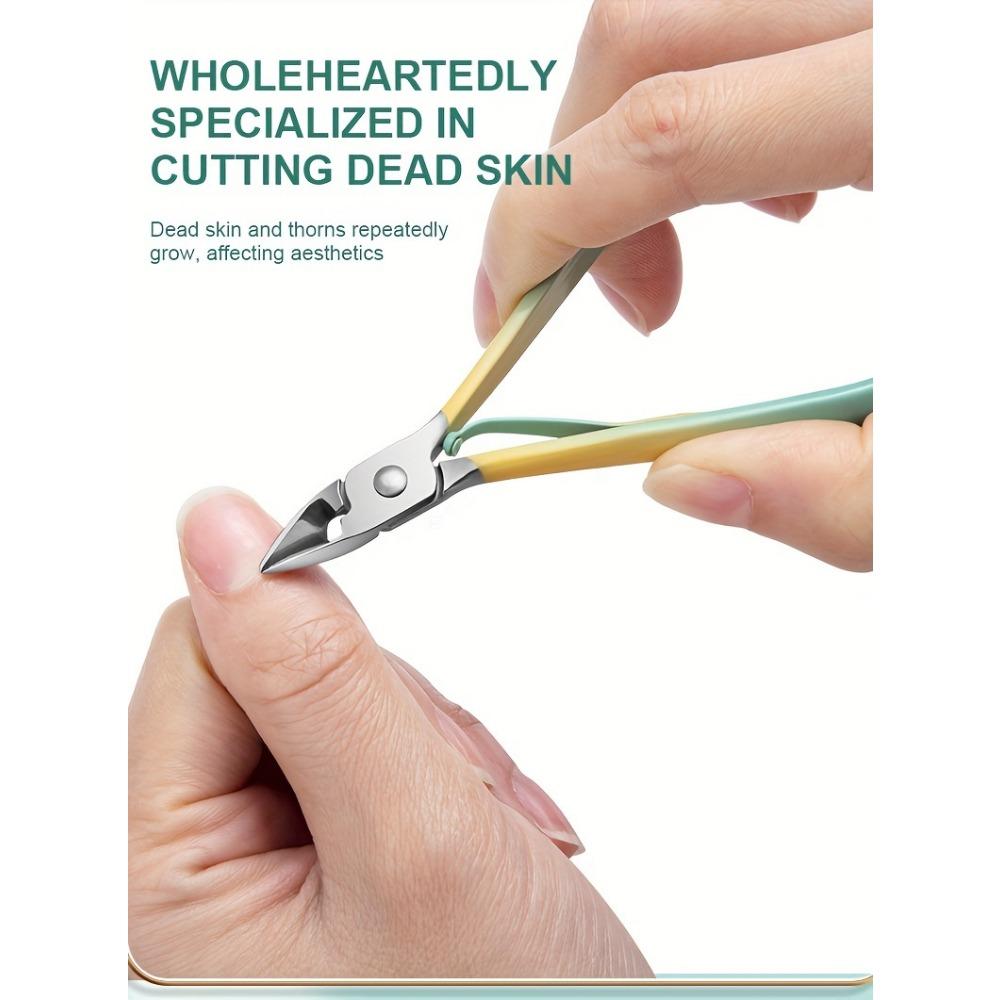 Set de manichiură Set de tuns unghii Bărbați, femei, tuns pentru degetele de la picioare Instrumente de îngrijire personală Instrumente pentru manichiură Pedichiură Kit de îngrijire Cadou (Culoare gradient)