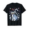 Distressed Lemur T Shirt Vintage Versatile Streetwear Unisex Graphic Slightly Stylish Homme Fashion Designer Clothes