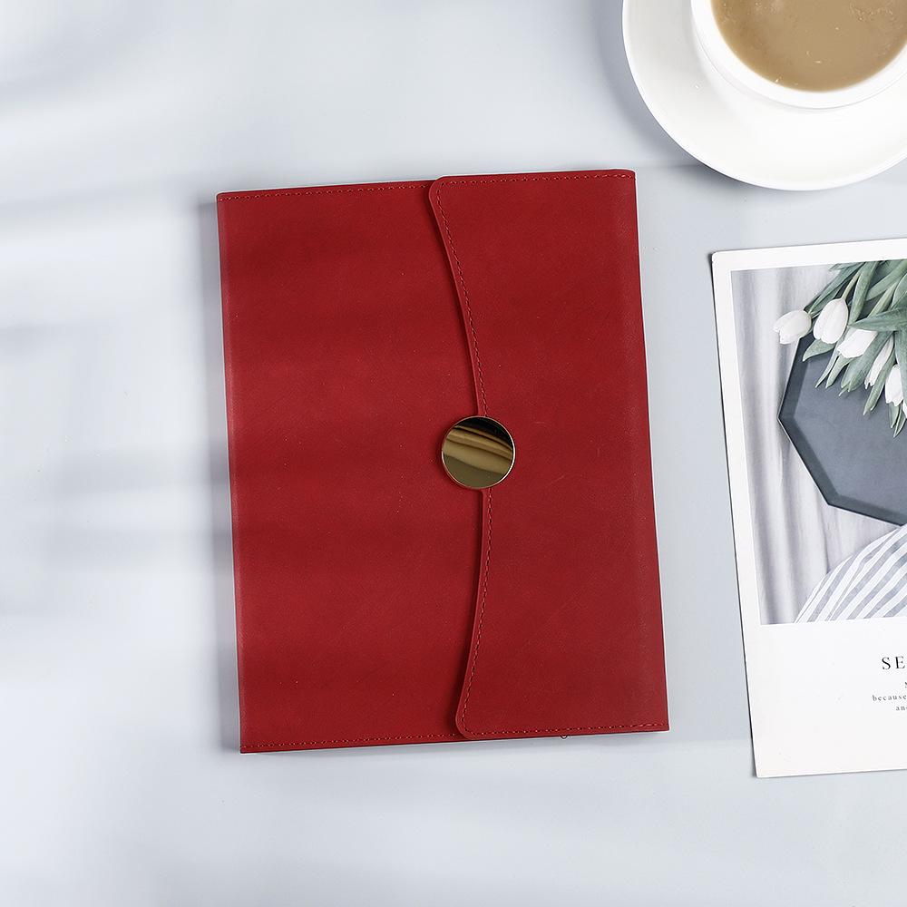 Cross-Border Exclusive A5 Refillable Trifold Notebook Set with Custom Logo