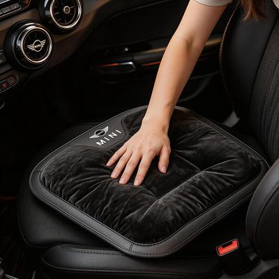 Miękka aksamitna poduszka na siedzenie samochodowe Komfortowa podkładka na siedzenia samochodowe Kołpak do MINI One Cooper JCW Countryman Clubman Paceman Kołpak