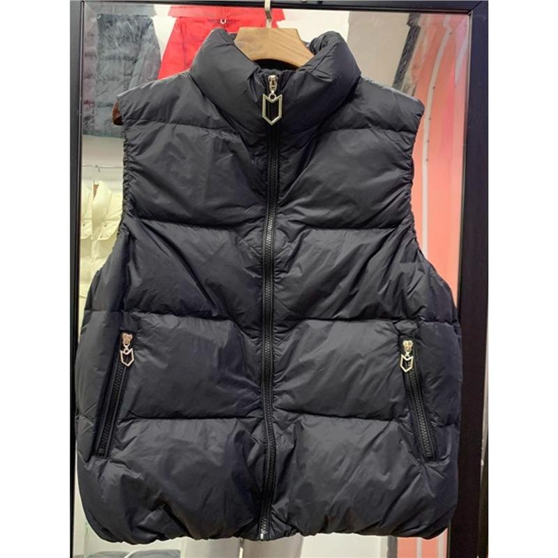 Down jacket, vest jacket, women's warm vest, versatile and light
