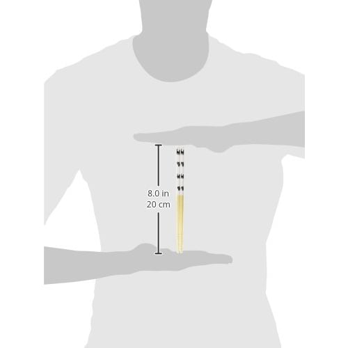 Aoba Chopsticks, Washable, White Bamboo, Lacquered, Cat Design, 19.5cm [235422] Made in Japan