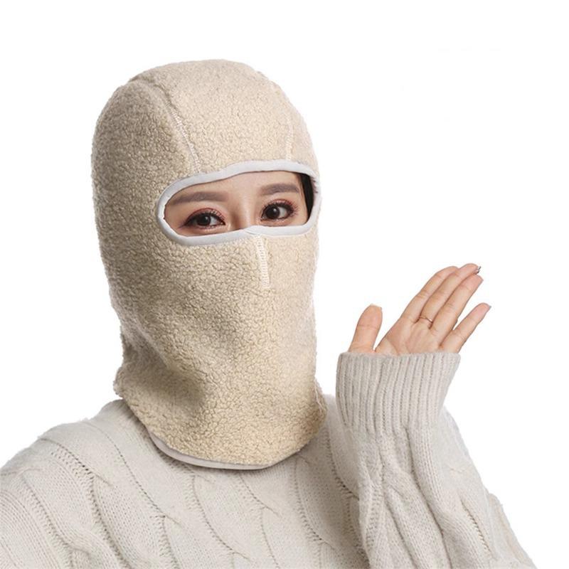 Winddichte & Staubdichte Kaltwetter-Fahrrad-Vollgesichtsmaske mit Ohren- und Nackenschutz
