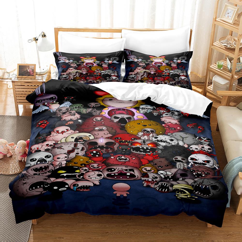 Comforter The Binding Of Isaac Bedding Set Single Twin Full Queen King Size Bed Set Aldult Kid Bedroom Duvet Sets 3D Print Kawaii