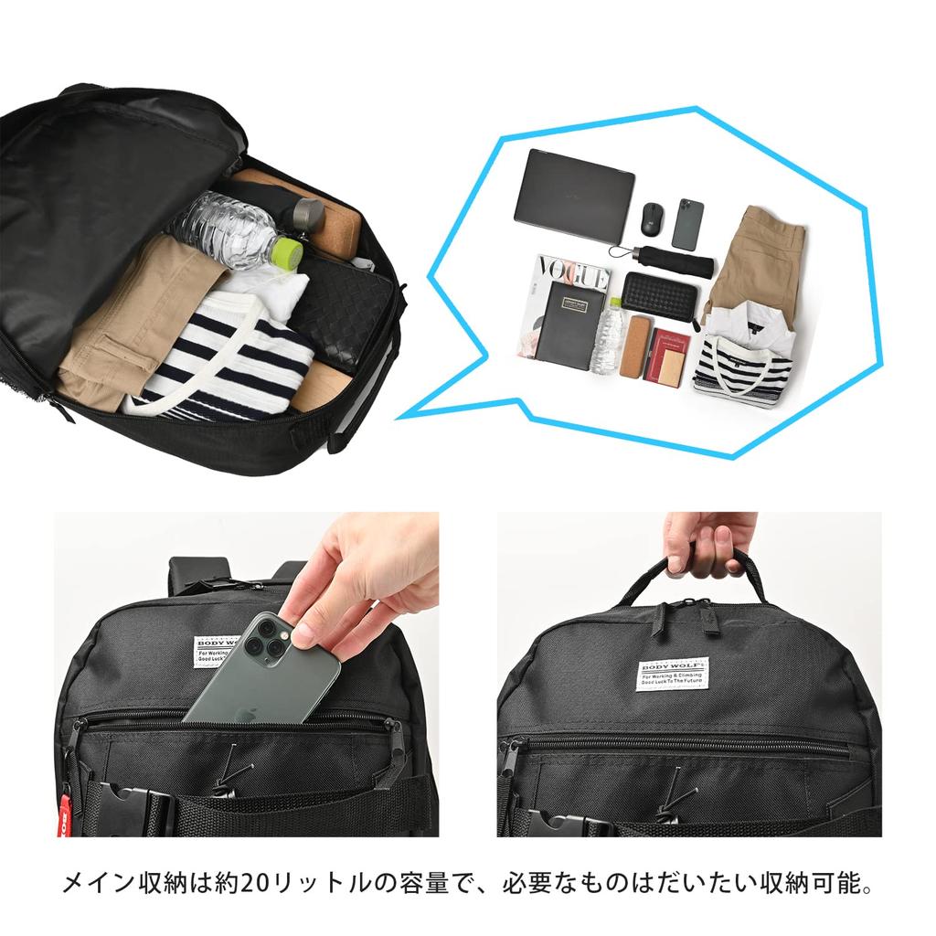 Rucksack mit großem Fassungsvermögen für Männer, Frauen und Kinder. Skateboard-Rucksack, Sporttasche, schwarz.