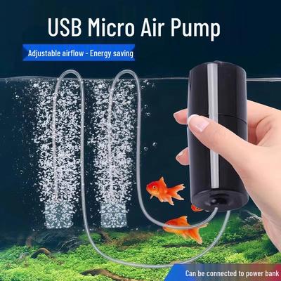 Balık Tankları İçin USB Taşınabilir Sessiz Akvaryum Oksijen Pompası