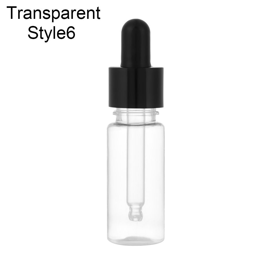 15ml PET Refillable Bottle Perfume Container Dropper Bottle Jars Vials With Pipette Sample Container Essential Oil Bottles Tools