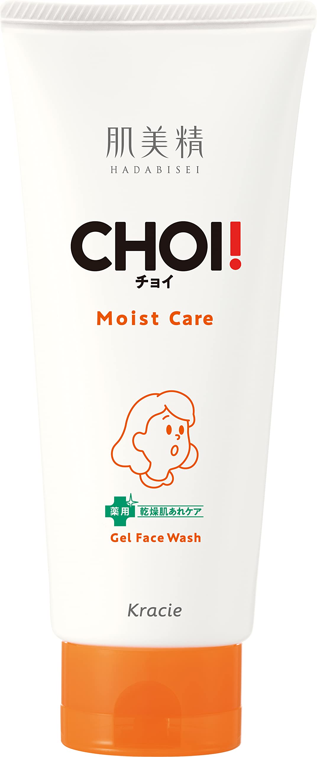 

HADABISEI CHOI Face Wash Medicated Dry Skin Care 110g Skin Care Dense Foam Facial Cleansing Foam [квази-лекарство] оранжевый