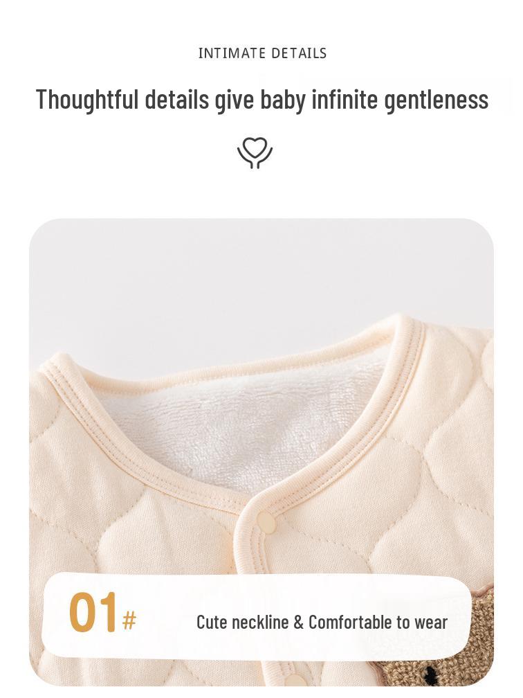 Cozy Cotton Toddler Vest: Warm Padded Outerwear for Autumn & Winter