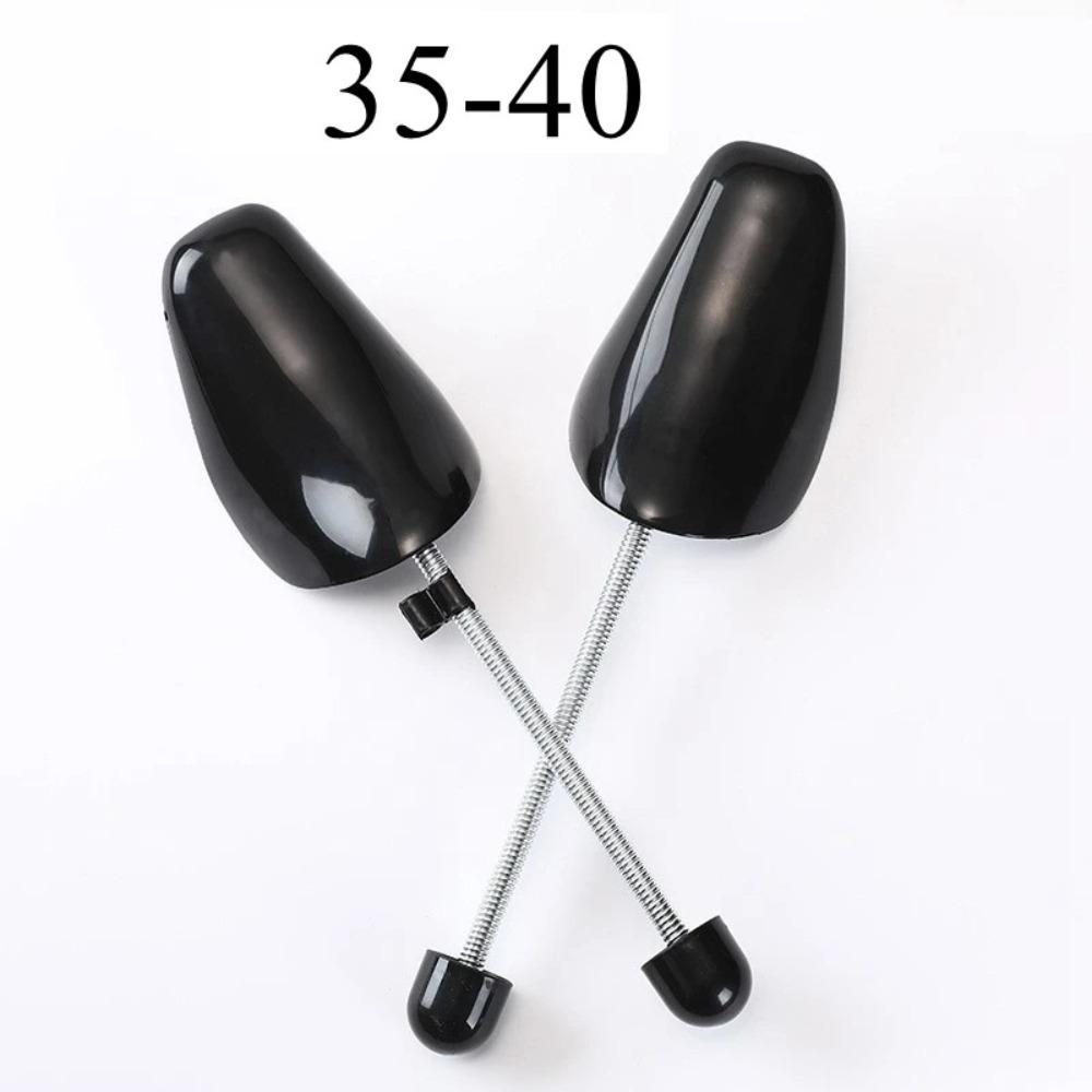

2Pcs PP Plastic Spring Shoe Trees Metal Shoe Lasts New Shoe Inner Support Men Women Shoe Black Women