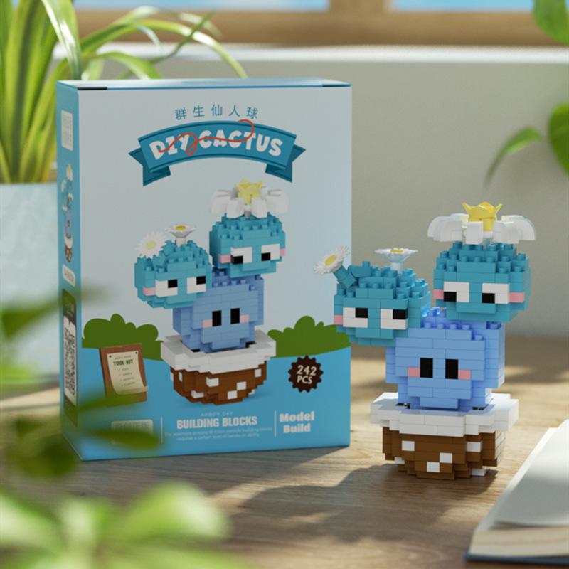 Hibiskusblüten-Bausteine – kompatibel mit Lego, lustiges Zusammenbauspielzeug für Kinder, ideal für den Valentinstag