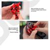 Simulation Motorcycle Rider Alloy Deformed Action Figure, Helmet Character Model, Desk Ornament Collectible Toy, Kids Boys Birthday Gift