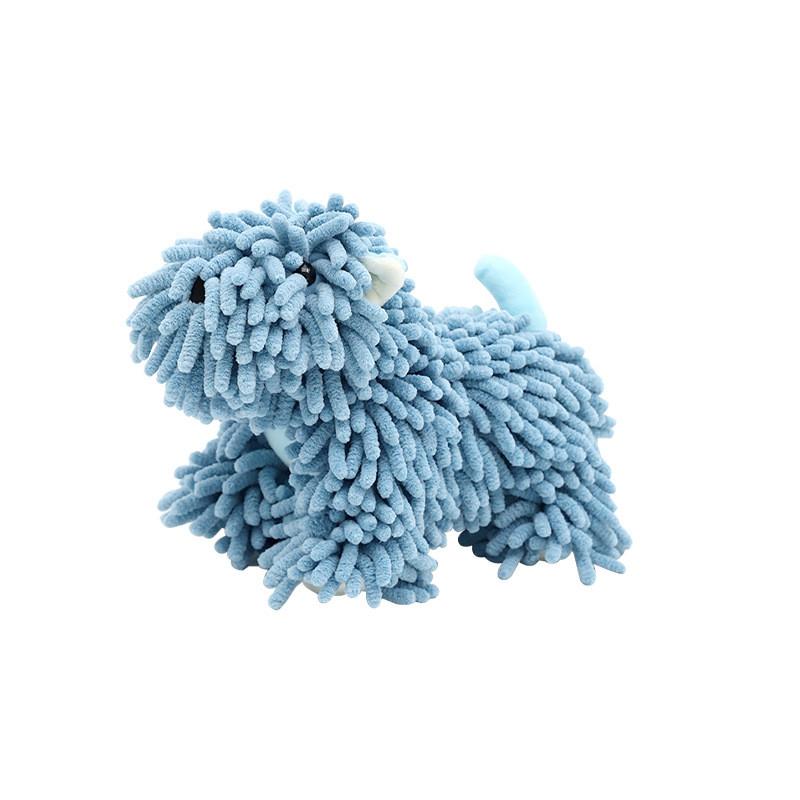 Cute Dog Cartoon Plush Hand Towel With Soft Polyester Fiber For Kids Bathroom And Gift