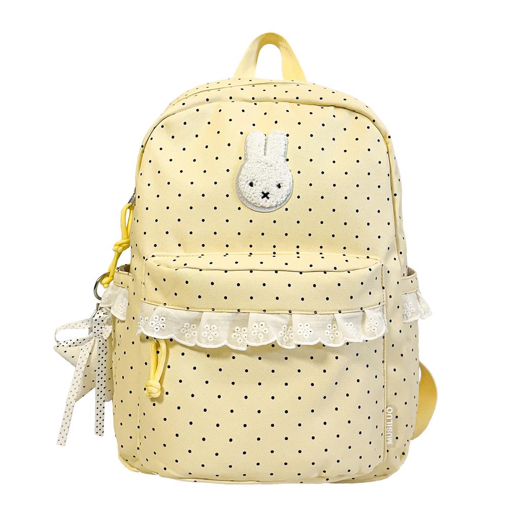 Zaino coreano ins stile college pois alto valore studente scuola media dolce pizzo morbido stile ragazza zaino da viaggio