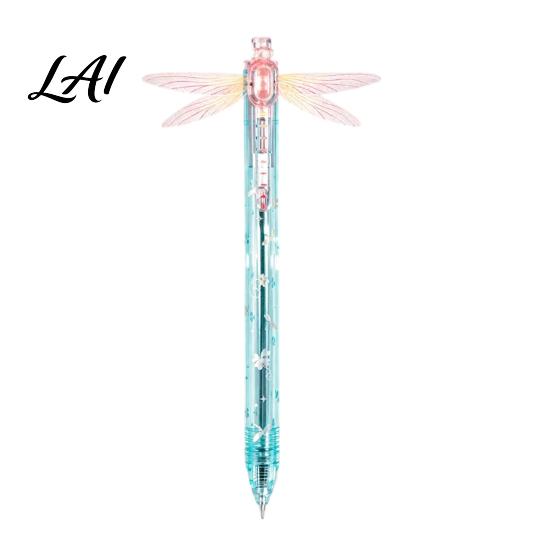Handschrift Gereedschap voor Kantoor Glanzende Vleugels Transparant Plastic Pen Libelle Gel Schrijfwaren met Interactieve Decoratieve Pennen Dagelijks Gebruik Flapperend