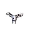Push-Type Flex-Shaft Sewer Descaling Chain Adjustable Multi-Purpose Pipe Dredging Tool 16mm Spring Dredging Sewer Tool