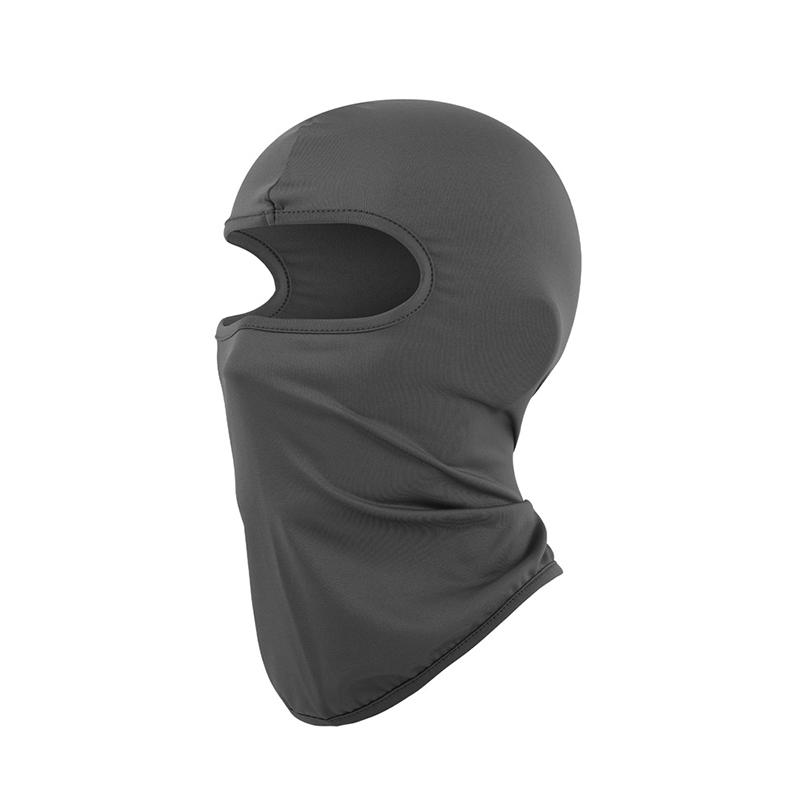 

Children Balaclava Cap Breathable Sunshade Full Face Neck Cover Cooling Outdoor Sport Riding Helmet Lining Scooter Face Cover темно-сірий колір