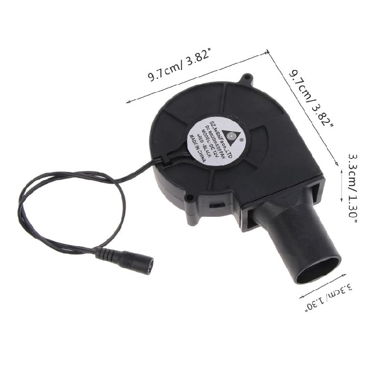110V 220V BBQ-Gebläse Einstellbare Geschwindigkeit Hohes Luftvolumen für Kochholzofen Gebläse