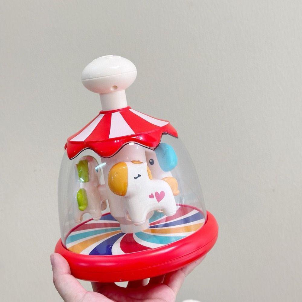 Portable Size Sensory Carousel Rotating Design Early Learning Toy  Toddler Activities