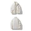 Winter Fashion Casual Parkas Men Stand Collar Solid Color Outerwear Corduroy Thicken Warm Jacket Padded Jacket