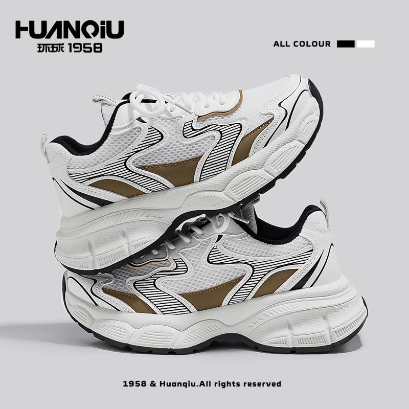 Platform dad shoes heightened cute Japanese mesh shoes 22 summer new student Hong Kong style 35