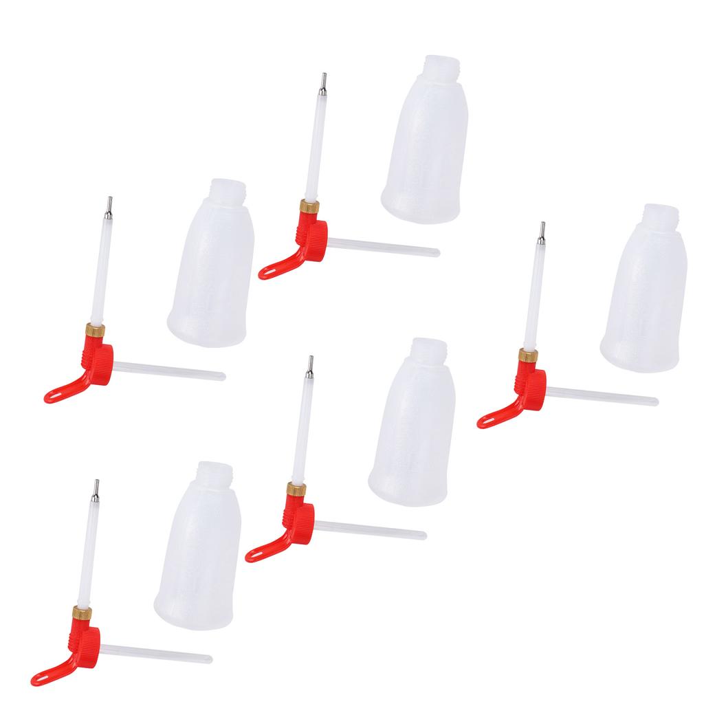 5Pcs 200ML Nozzle Oiler Sewing Machine Plastic Oil Injector Gun Type Spray Head Oiling Tool