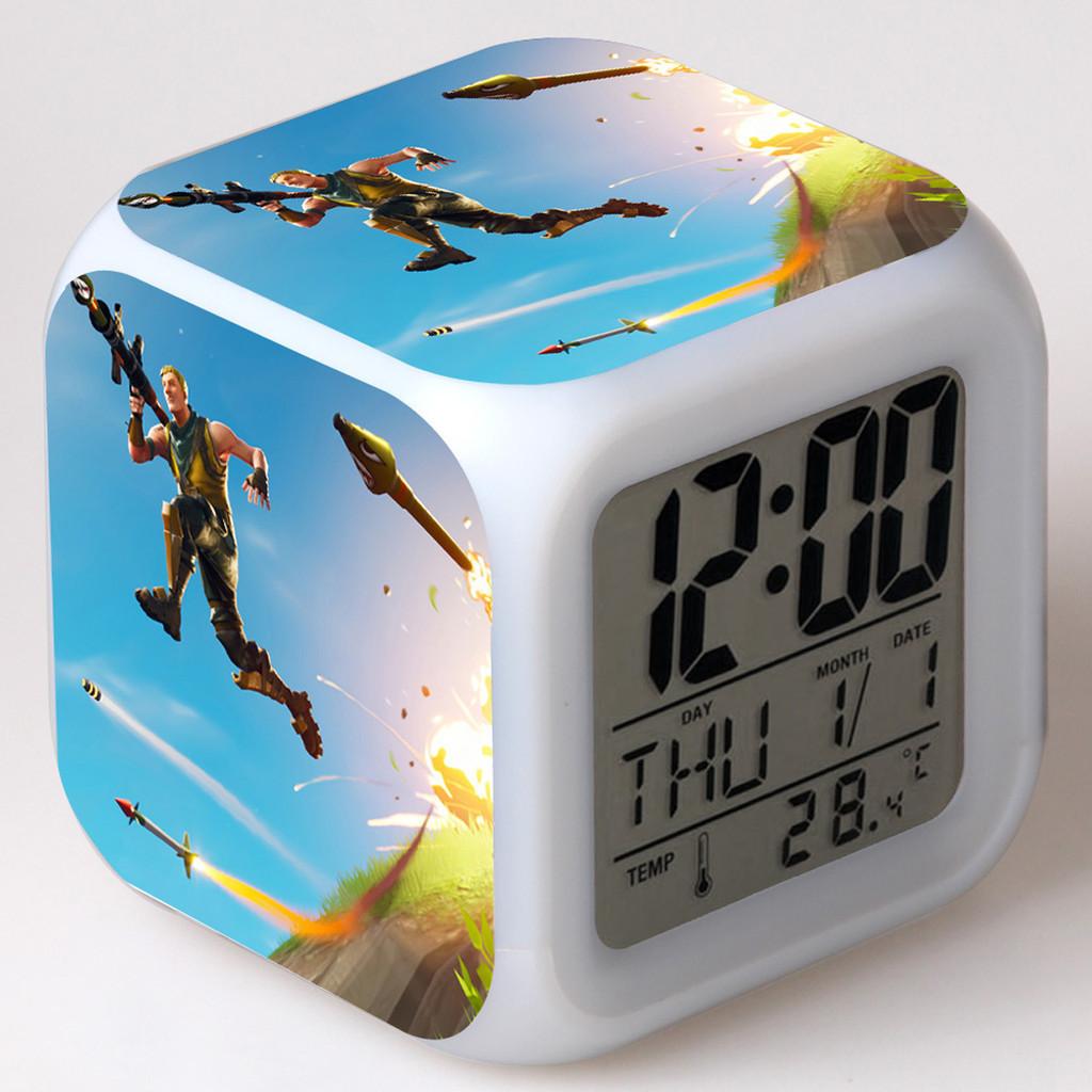 7color Multifunction Digital Alarm Clock Led Watch Alarm Clock