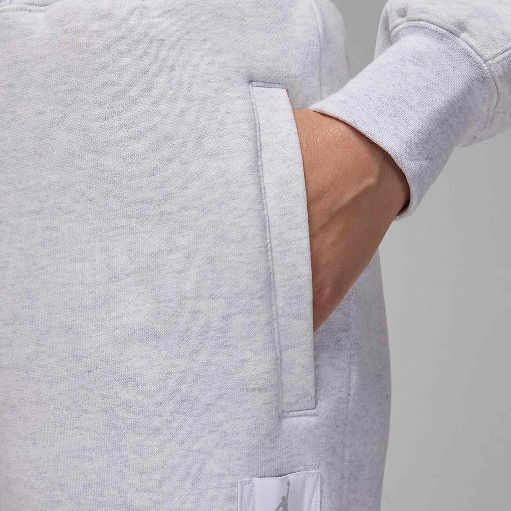 Jordan Flight Fleece Logo Drawstring Solid Color Casual Knit Sports Pants Women pants Heather-Birch FV7156-051
