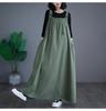Übergroßer Herbst Denim Langes Träger Latzkleid Ärmellos Mode Damenkleider Lässig Locker Slip Damenkleid