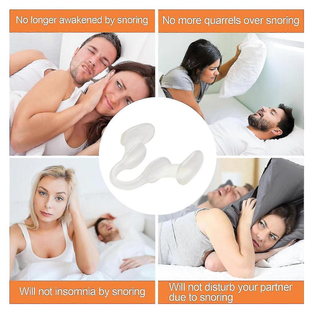 2pcs Nose Dilator Anti Snoring, Anti Snoring Nose Clip, Nose Dilator, Better Breathing Nose Dilator, Aid Against Snoring, Snoring Solution
