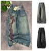 Y2K Americano Nuevo Patrón Bordado Jeans Holgados Hombre High Street Vintage Moda Hip Hop Casual Comodín Pareja Pantalones Pierna Ancha