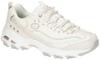 Skechers D'Lites Women White/lavender Sneakers