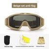 Explosion Proof Shooting Tactical Goggles Anti-impact CS War Game Airsoft Paintball Hunting Mounteering Goggles Glasses