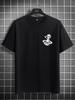Unisex's Letter Print Short Sleeve T-Shirt