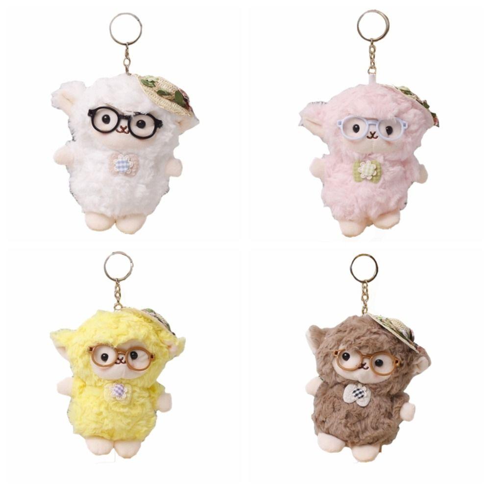 Lamb New Year Lamb Plush Keychain Decorations Sheep Plush Toy Fashion Sheep Doll Pendant Bag Charm