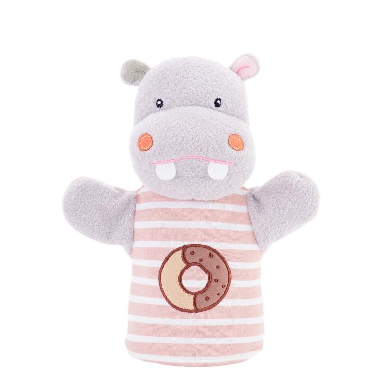 

Metoo Miffy Cute Puppet Baby Soothing Glove Toy For Parent-child Interaction Cartoon Hand Doll Toy Animal Shape) Hippo