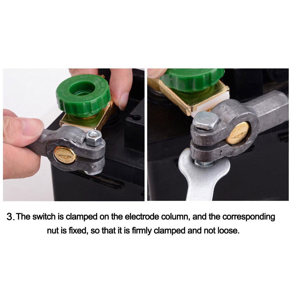 Professional Zinc Alloy Car Battery Switch  Cut-off Switch Protector Battery leak-proof Terminal Car Battery Power-off Switch