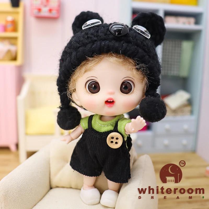 10cm BJD Mini Dolls For Girls Cute Bag Key Pendant Accessories Body Bjd Doll Clothes Toys For Kids Children Baby Holiday Gift