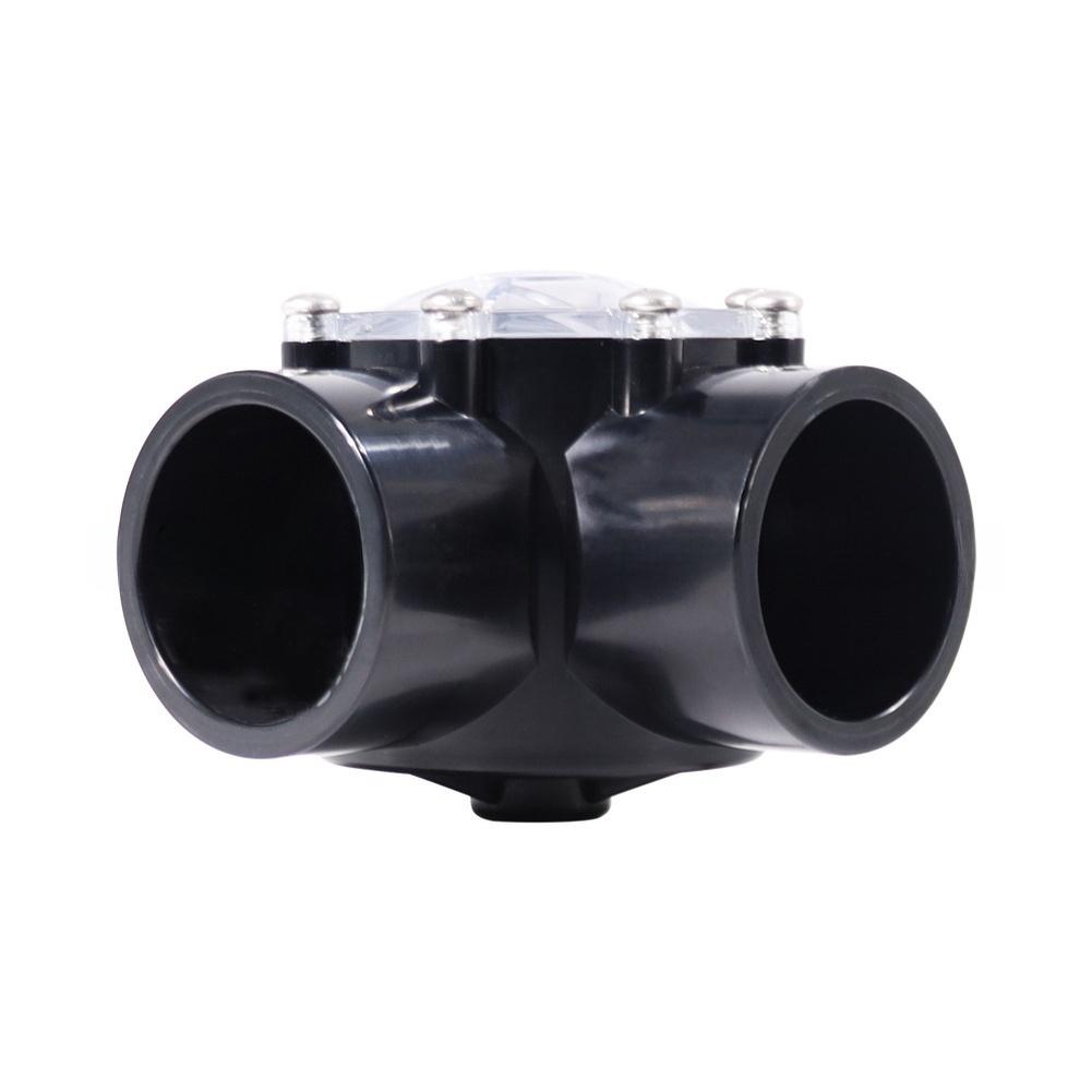 2 Inch Right Angle Two Way Plastic Valve for Pool Diverter Function and Water Control In Non-pressurized or Low-Pressure Lines