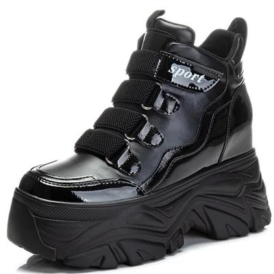 Zapatillas Botas de Mujer Zapatos para Mujer Botas Cortas Estilo Británico 8cm Otoño e Invierno Nuevo Estilo Estudiantes Zapatos Coreanos de Algodón