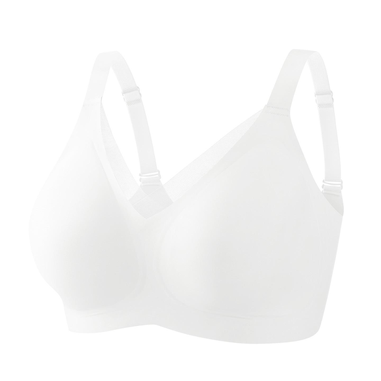 Бесшовный мягкий поддерживающий бюстгальтер Push-Up без косточек для женщин 3XL