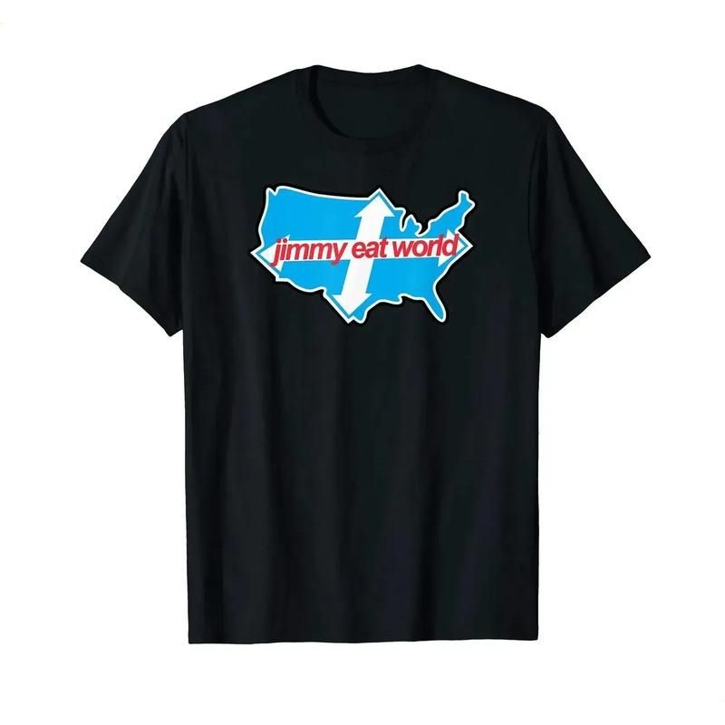 Camiseta Oficial De Jimmy Eat World Across America S