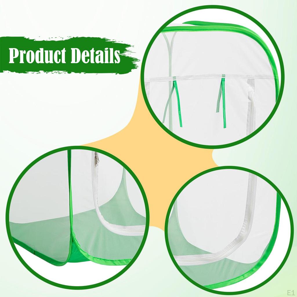 Garden Mesh Plant Cover Net Cage Guard Tent Foldable Protection Plants Protector Enclosure for